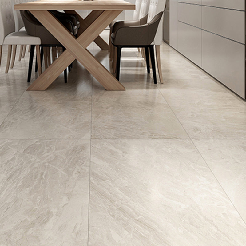 Marble Singular Tile Mirrored Rectangular Floor and Wall Tile