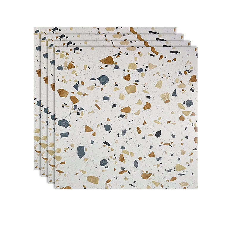 Modern Floor and Wall Tile Square Matte Mixed Material Singular Tile