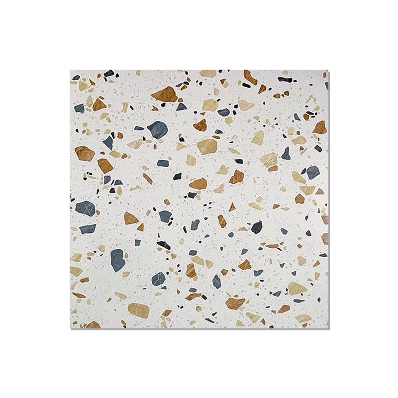 Modern Floor and Wall Tile Square Matte Mixed Material Singular Tile