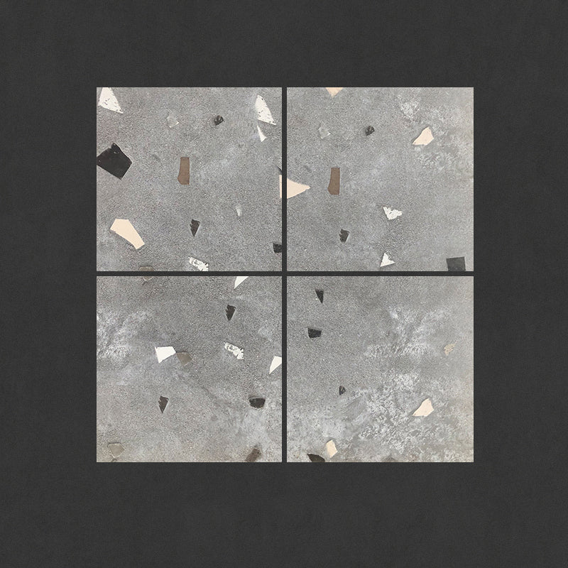 Patterned Singular Tile Square Modern Matte Floor and Wall Tile