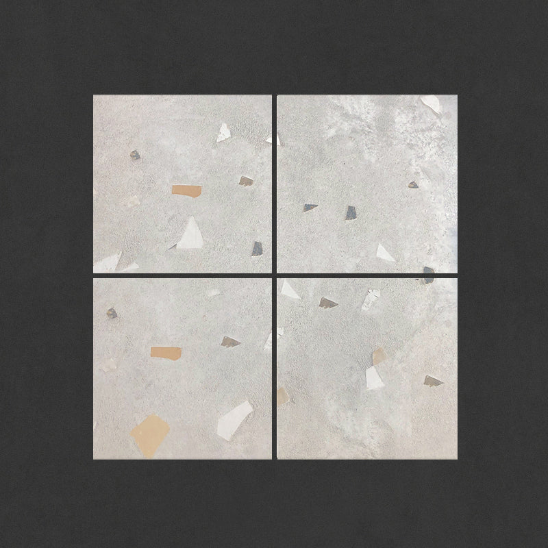 Patterned Singular Tile Square Modern Matte Floor and Wall Tile