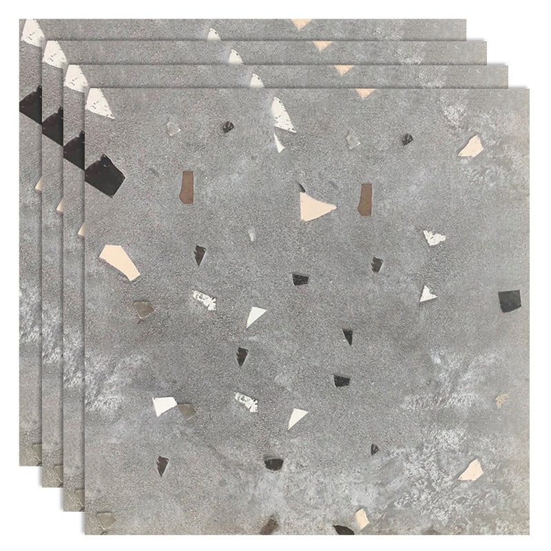 Patterned Singular Tile Square Modern Matte Floor and Wall Tile