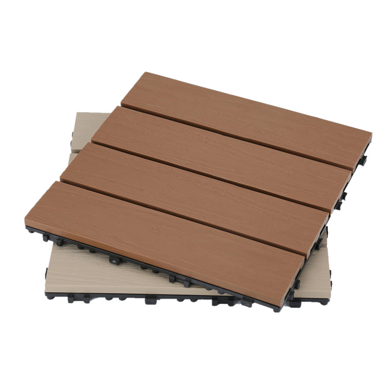 Modern Style Wood Flooring Anti-corrosion Square Outdoor Wood Flooring