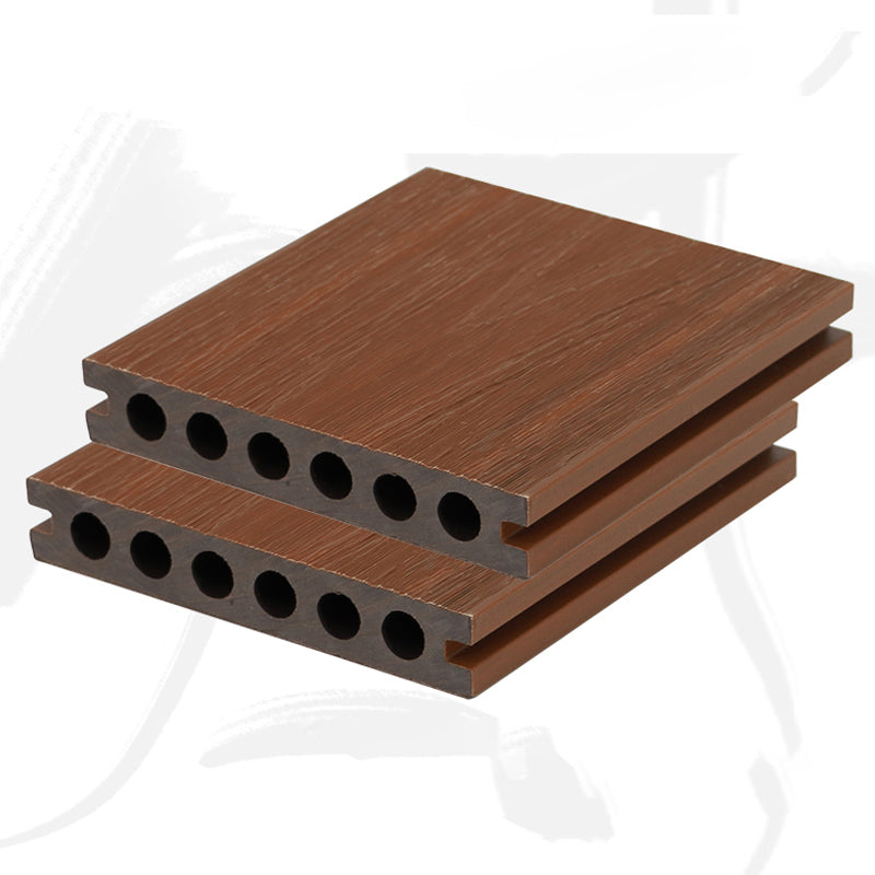 Contemporary Water Resistant Floor Tile Smooth Click Lock Engineered Wood for Patio Garden