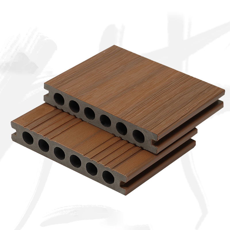 Contemporary Water Resistant Floor Tile Smooth Click Lock Engineered Wood for Patio Garden