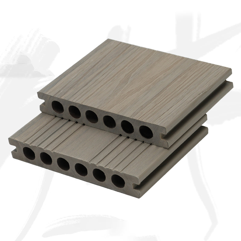 Contemporary Water Resistant Floor Tile Smooth Click Lock Engineered Wood for Patio Garden