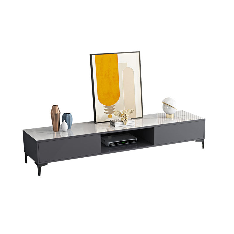 Modern TV Media Console Wooden TV Stand Console for Living Room