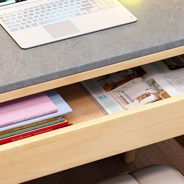 Rectangular Shaped Office Desk 4 Legs Writing Desks for Home