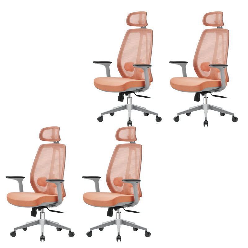 Removable Arms Office Chair Modern No Distressing Ergonomic Desk Chair with Wheels