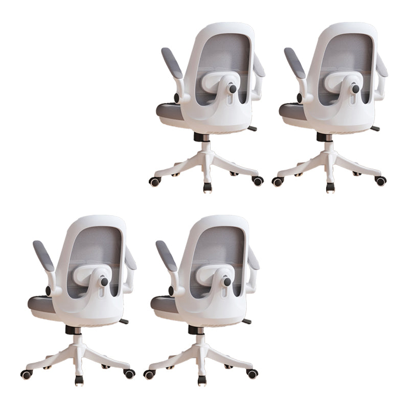 Modern Swivel Chair Adjustable Arms Mesh Back Office Chair with Wheels