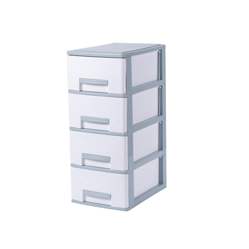 Plastic Filing Cabinet Vertical Modern Drawers File Cabinet for Home Office