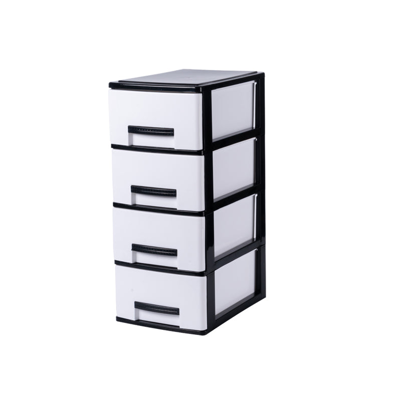 Plastic Filing Cabinet Vertical Modern Drawers File Cabinet for Home Office