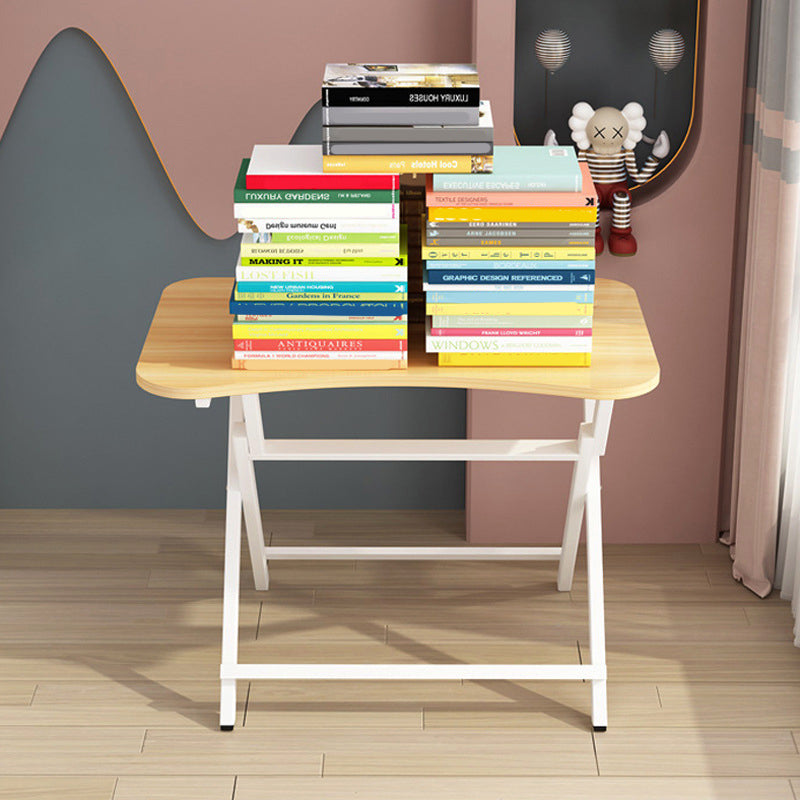 Wooden Top Lap Desk and Chair Kids Writing Desk Metal Base Child Desk