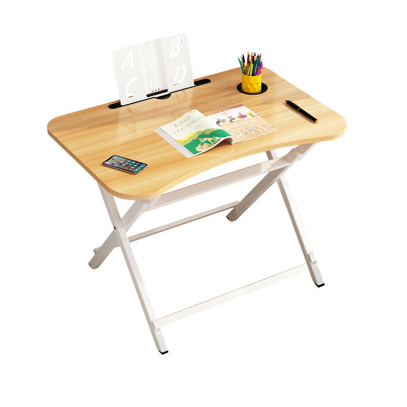 Wooden Top Lap Desk and Chair Kids Writing Desk Metal Base Child Desk