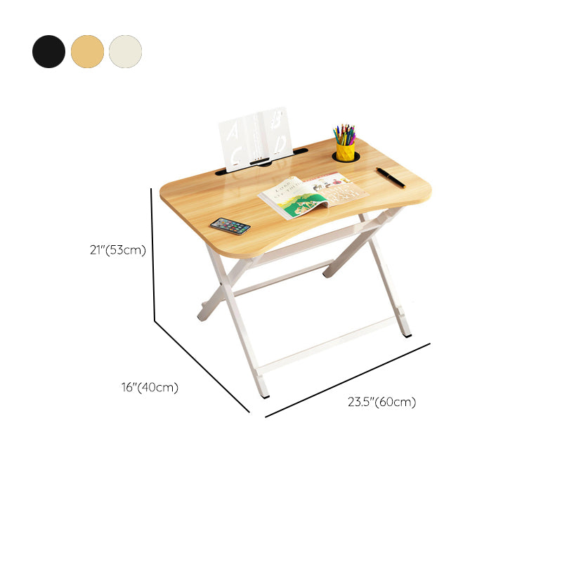 Wooden Top Lap Desk and Chair Kids Writing Desk Metal Base Child Desk