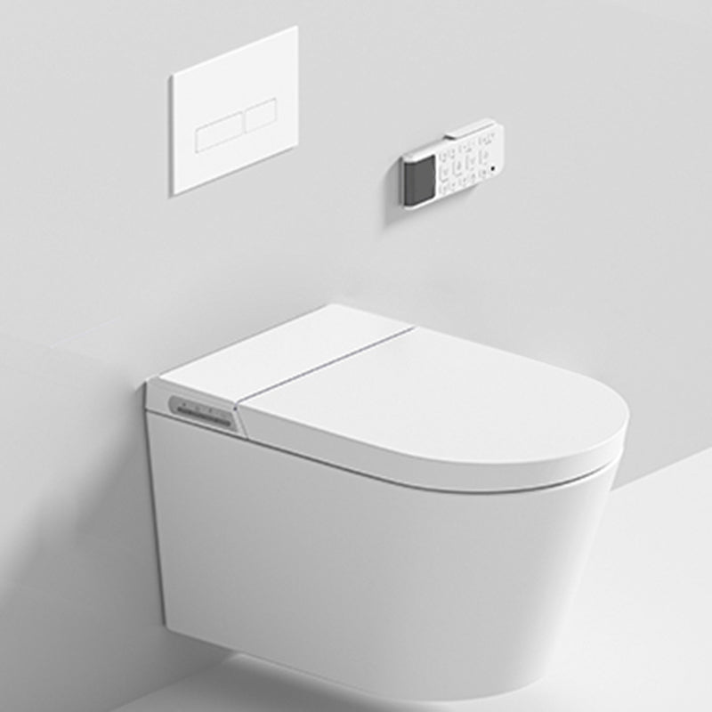 Modern Smart Enabled Wall Mounted Bidet Elongated All-In-One Smart Toilet