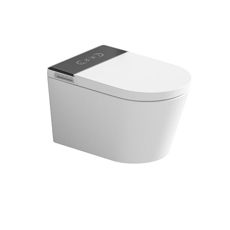 Modern Smart Enabled Wall Mounted Bidet Elongated All-In-One Smart Toilet