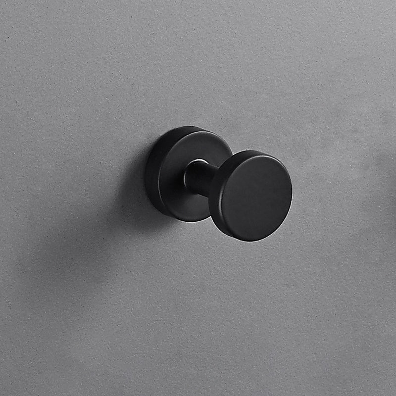 Modern bathroom Accessory as individual or as a set Matte Black Bathroom Hardware