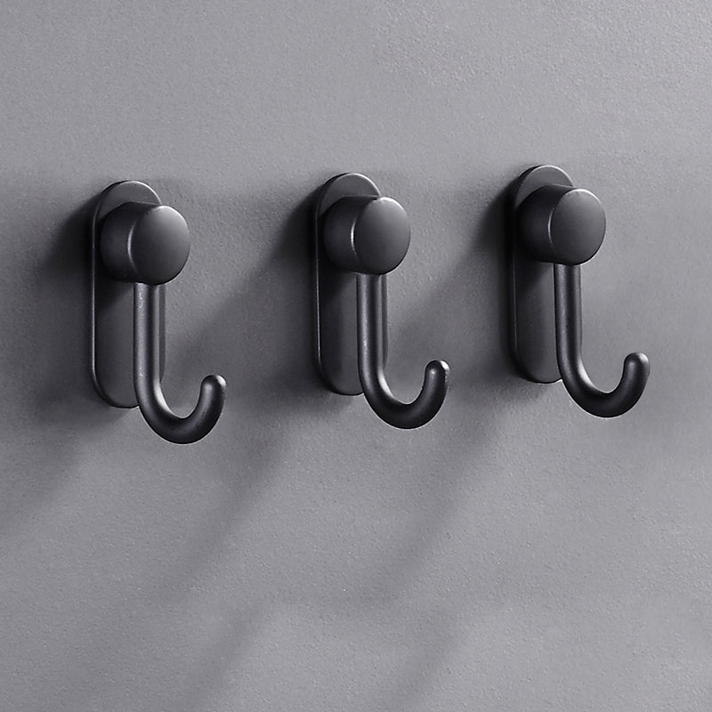 Modern bathroom Accessory as individual or as a set Matte Black Bathroom Hardware