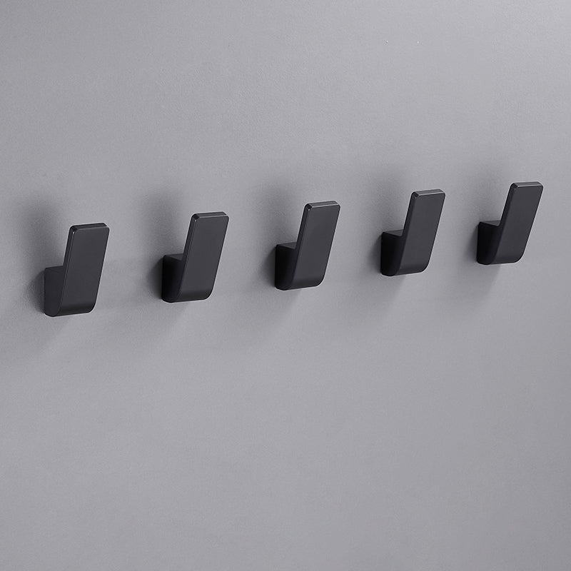 Modern bathroom Accessory as individual or as a set Matte Black Bathroom Hardware