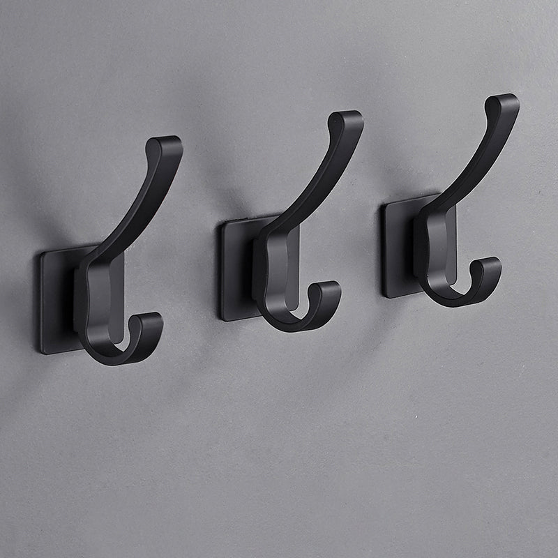 Modern bathroom Accessory as individual or as a set Matte Black Bathroom Hardware