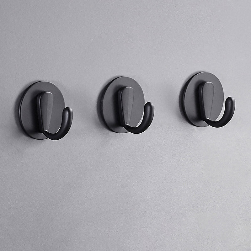 Modern bathroom Accessory as individual or as a set Matte Black Bathroom Hardware