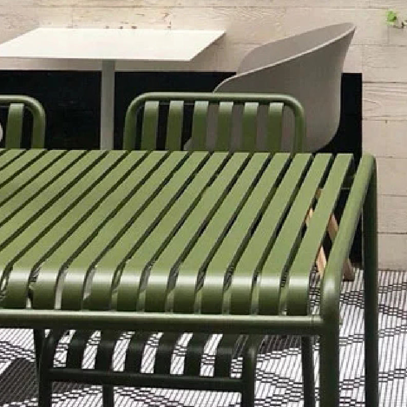 Modern Style Iron Courtyard Table Waterproof Geometric Table