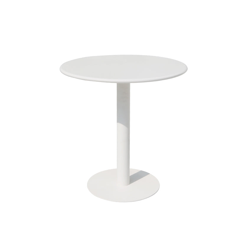 Modern Waterproof Courtyard Table Auminium Geometric Outdoor Table