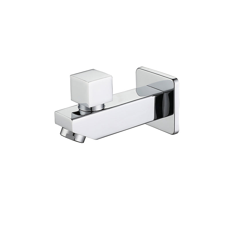 Widespread Wall Mounted Bathroom Sink Faucet Cross Handle Low Arc Faucet