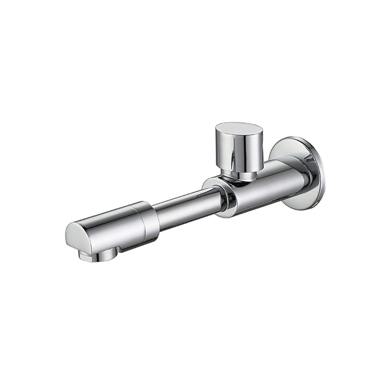 Widespread Wall Mounted Bathroom Sink Faucet Cross Handle Low Arc Faucet