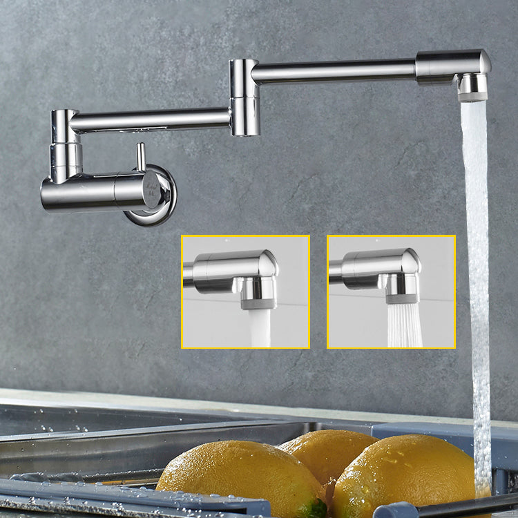 Contemporary Single Handle Kitchen Faucet Wall Mounted Faucet