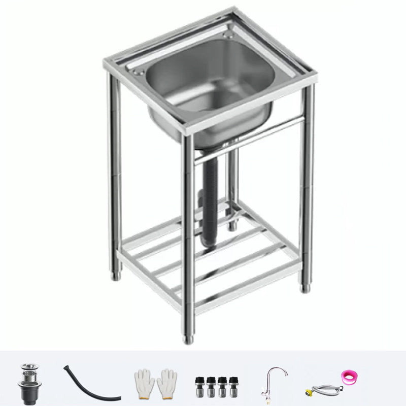 Modern Style Kitchen Sink All-in-one Kitchen Sink with Drain Assembly