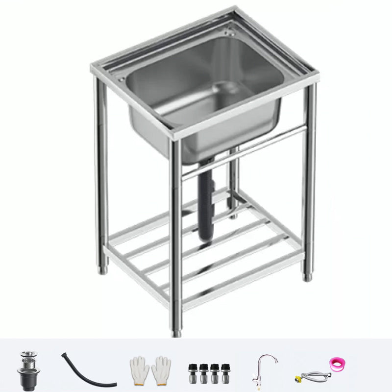 Modern Style Kitchen Sink All-in-one Kitchen Sink with Drain Assembly