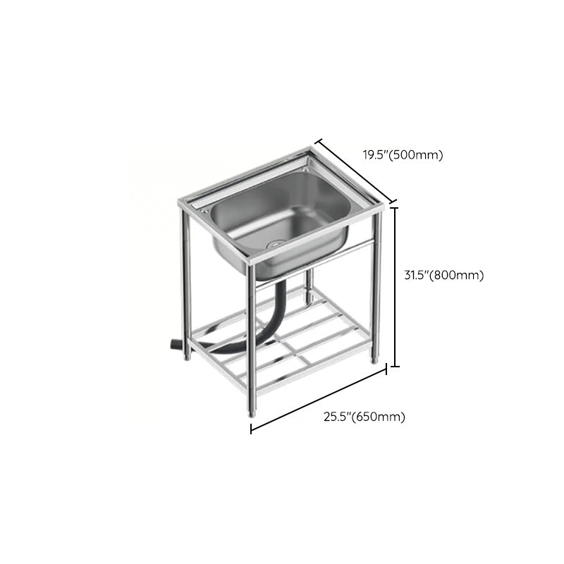 Modern Style Kitchen Sink All-in-one Kitchen Sink with Drain Assembly