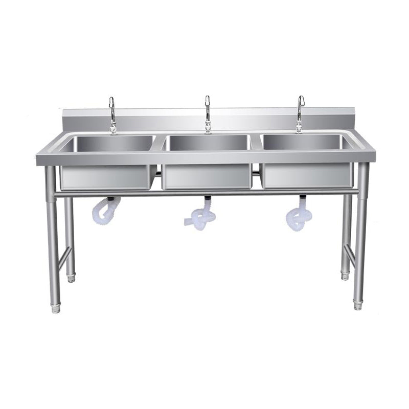 Contemporary Style Kitchen Sink All-in-one Stainless Steel Kitchen Sink