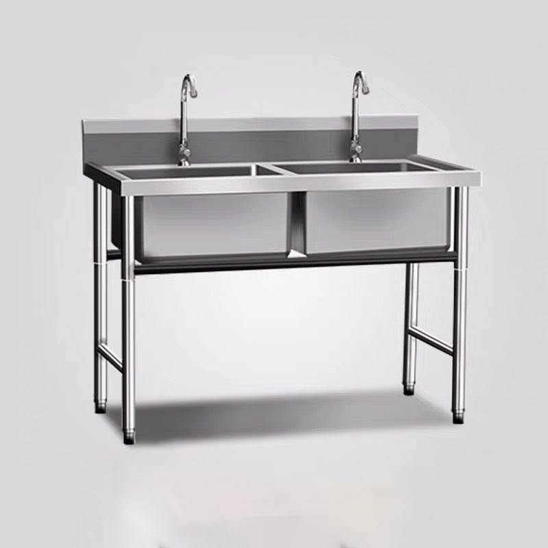 Contemporary Style Kitchen Sink All-in-one Stainless Steel Kitchen Sink