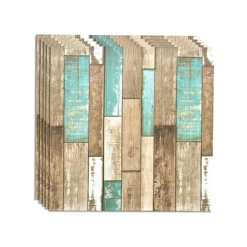 Farmhouse Wood Paneling Smooth Wall Interior Wood Plank Set of 5