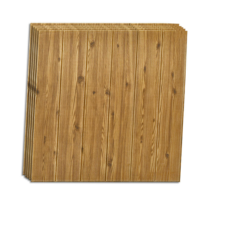 Farmhouse Wood Paneling Smooth Wall Interior Wood Plank Set of 5