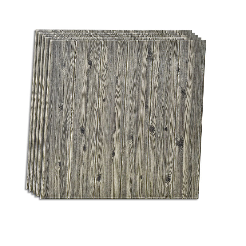 Farmhouse Wood Paneling Smooth Wall Interior Wood Plank Set of 5