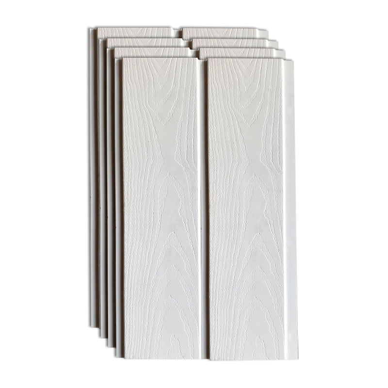 Modern Style Pearl Wainscoting Wood Grain Wall Access Panel Peel and Stick Wall Tile