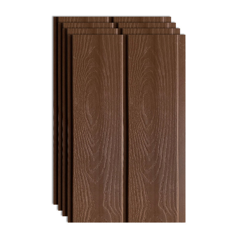 Modern Style Pearl Wainscoting Wood Grain Wall Access Panel Peel and Stick Wall Tile