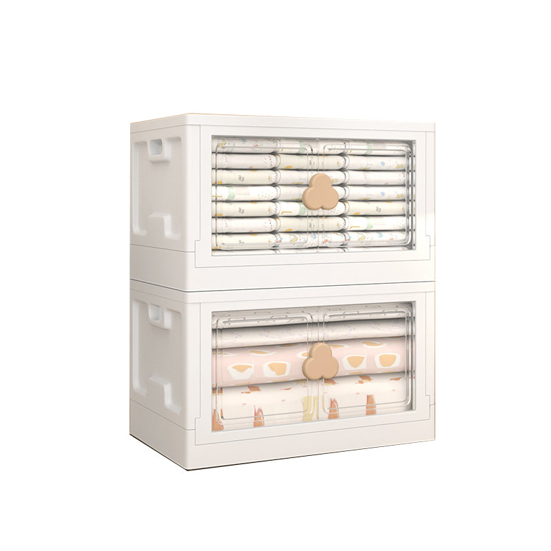 Plastic Kids Armoire Closet Modern Style Armoire Cabinet in White