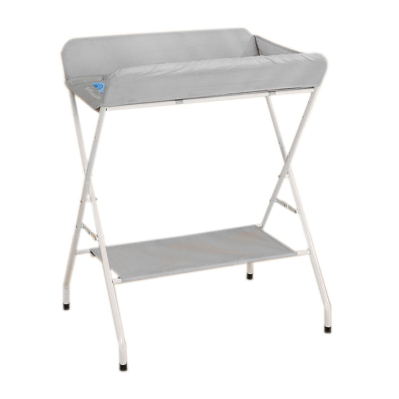 Modern Gray Baby Changing Table Flat Top Changing Table with Shelf