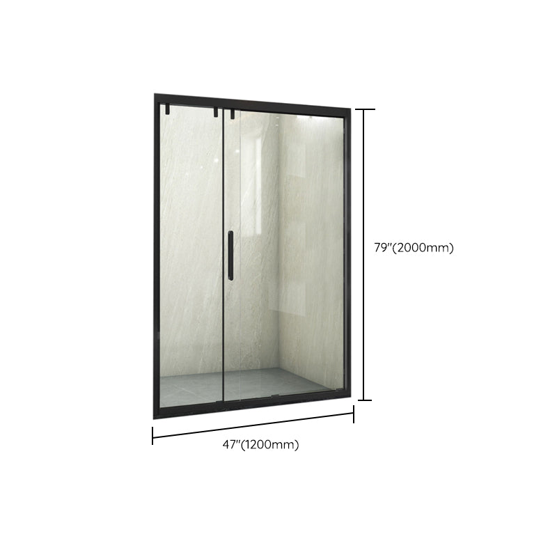 Frame Transparent Shower Doors Pivot Tempered Shower Bath Door