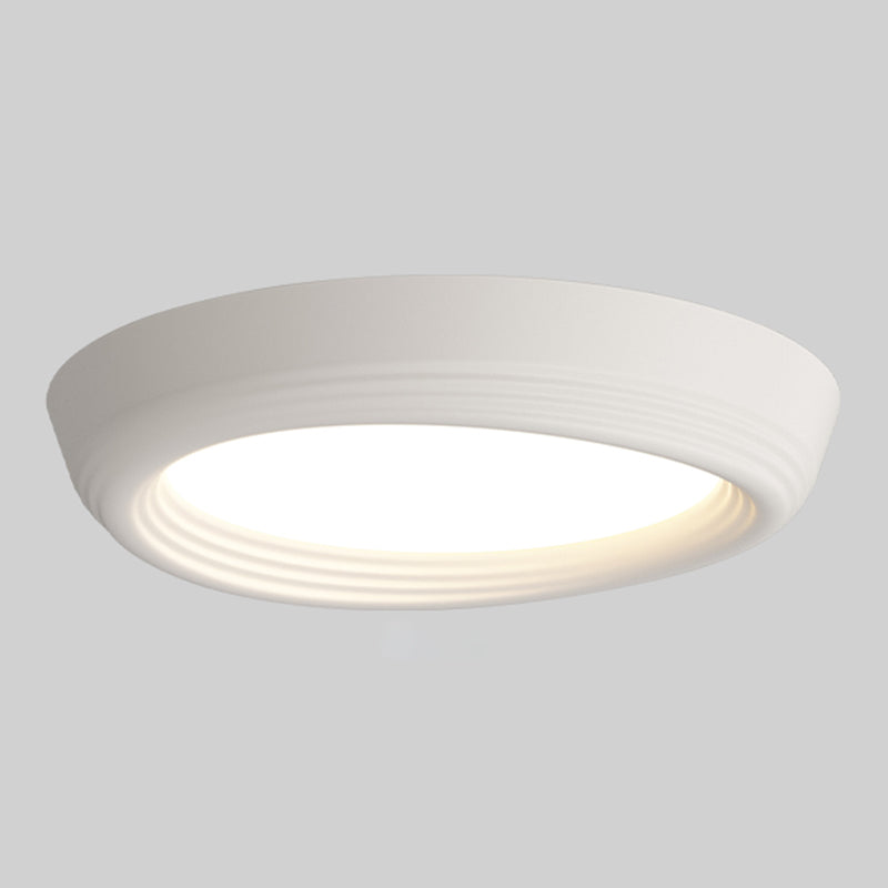 Resin LED Flush Mount Nordic Circle Ceiling Light Fixture for Bedroom