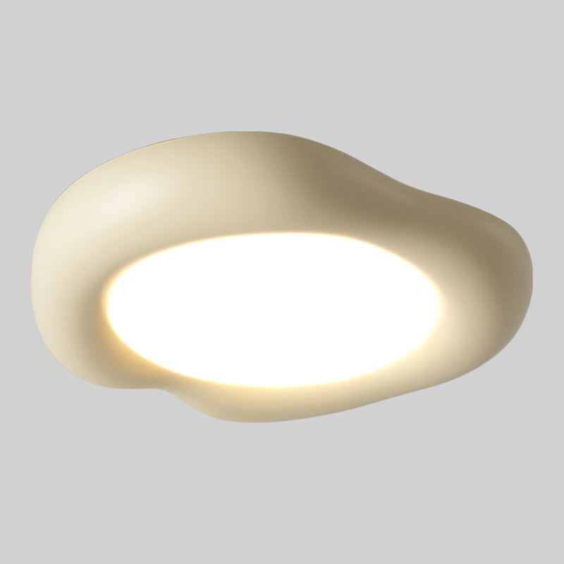 Nordic Style Ceiling Light Fixture Resin LED Flush Mount for Bedroom