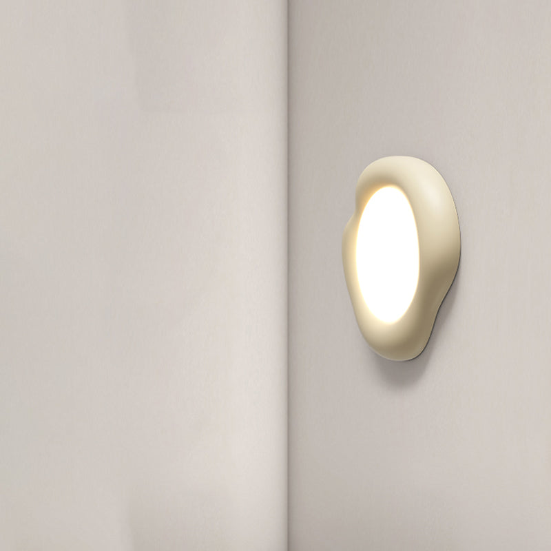 Nordic Style Ceiling Light Fixture Resin LED Flush Mount for Bedroom