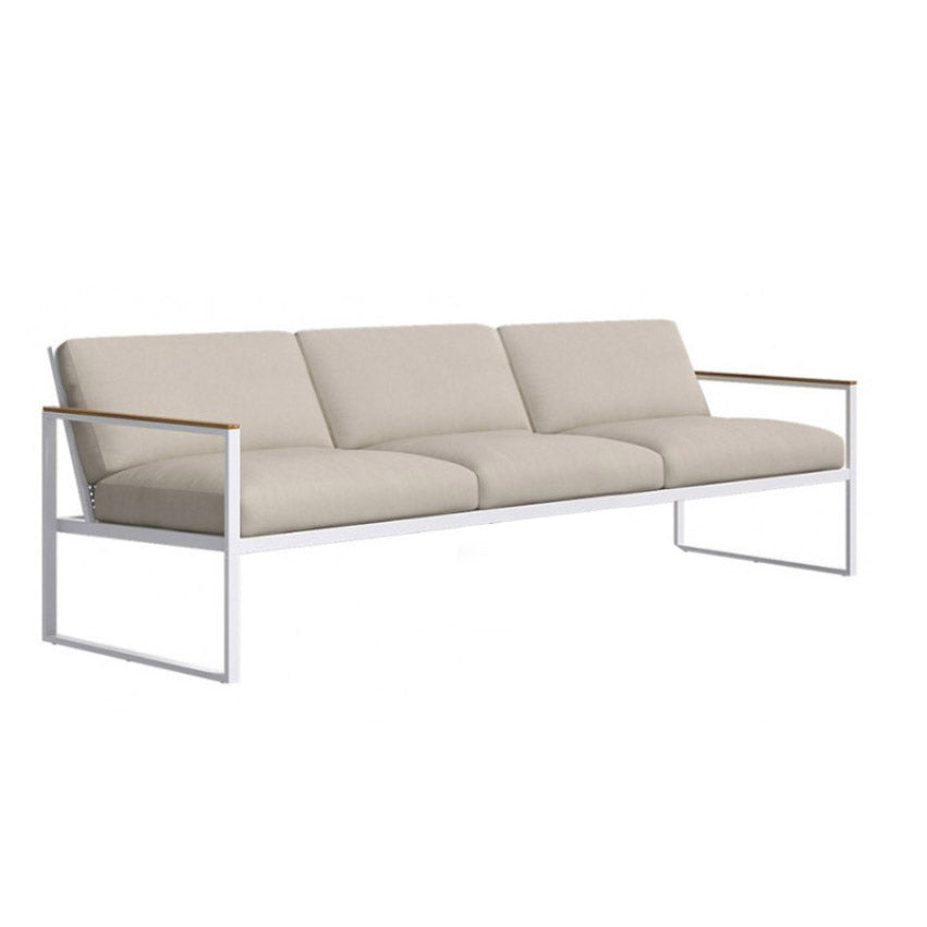 Modern & Contemporary Outdoor Patio Sofa with Cushions UV Resistant Patio Sofa