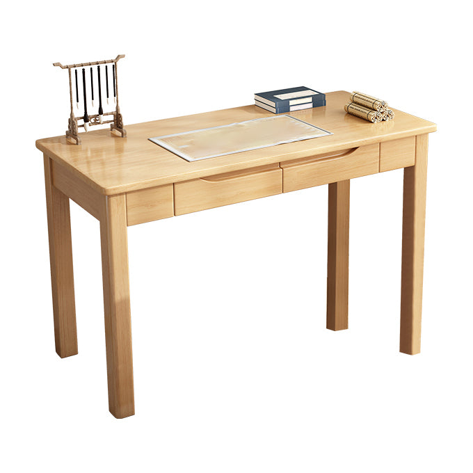 Wooden Rectangle Office Desk Modern Style Computer Desk with Drawers