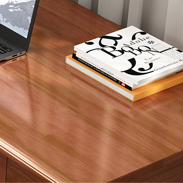 Wooden Rectangle Office Desk Modern Style Computer Desk with Drawers for Home